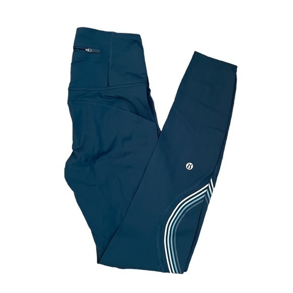 Lululemon Leggings Size 2 Teal - Picture 1 of 10